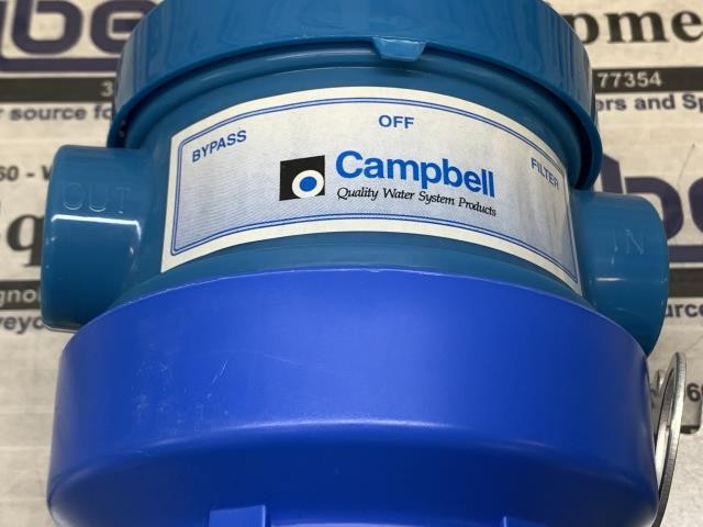 NEW Campbell Water Filter w/Bypass Valve – VIH-SSOPQ – 9-325183 w/Warranty