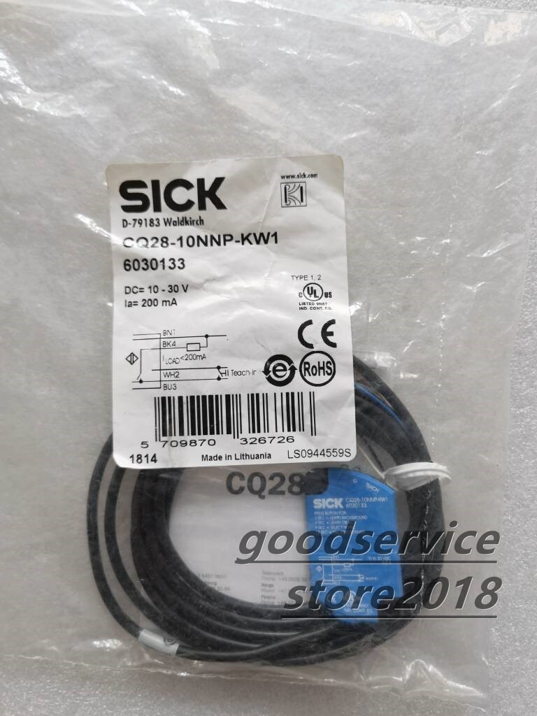 1PC NEW CQ28-10NNP-KW1 PLC CAPACITIVE PROXIMITY SENSOR NPN NC 10MM