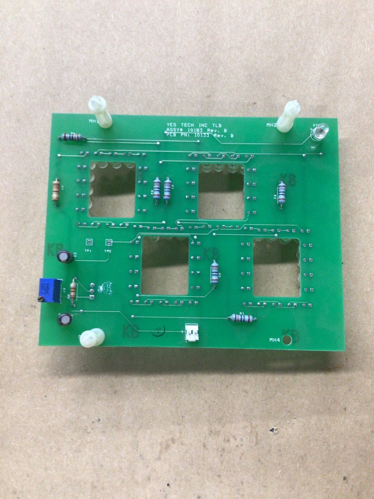 Yes Tech Inc. TLB 10183 Rev.B, PCB PN: 10133 Rev.B #4014J94