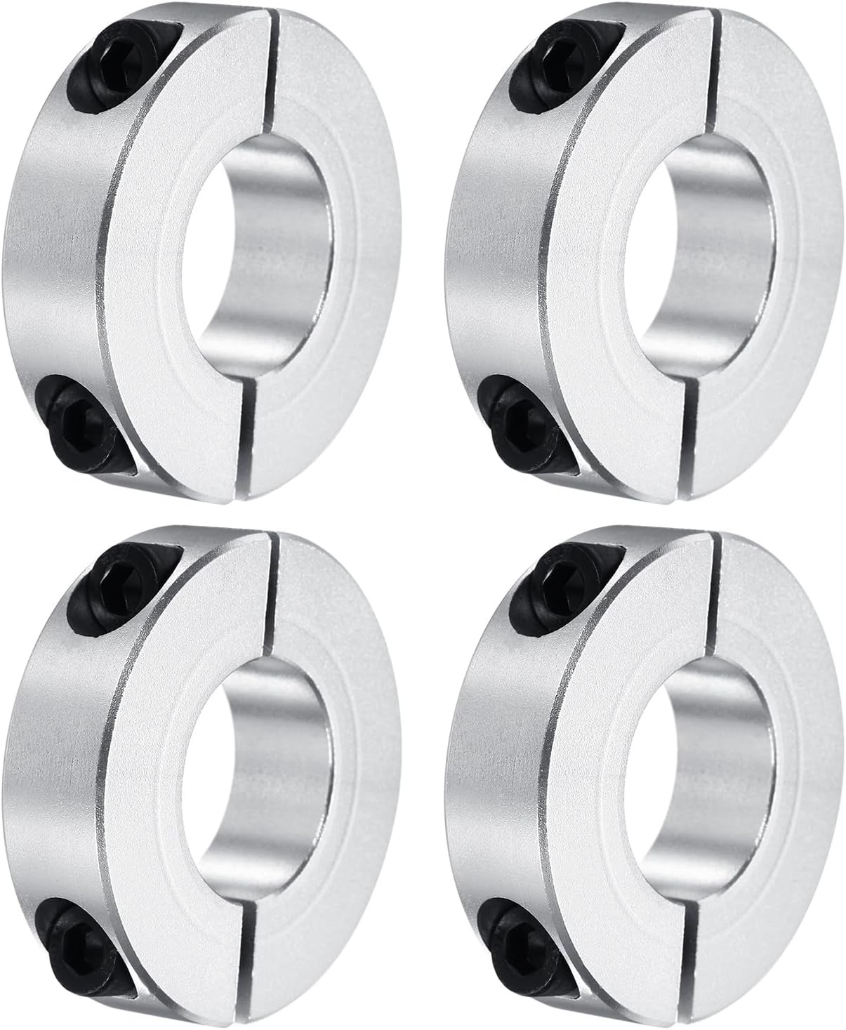MECCANIXITY Shaft Collar 22mm/ 7/8 Inch Bore Double Split Aluminum