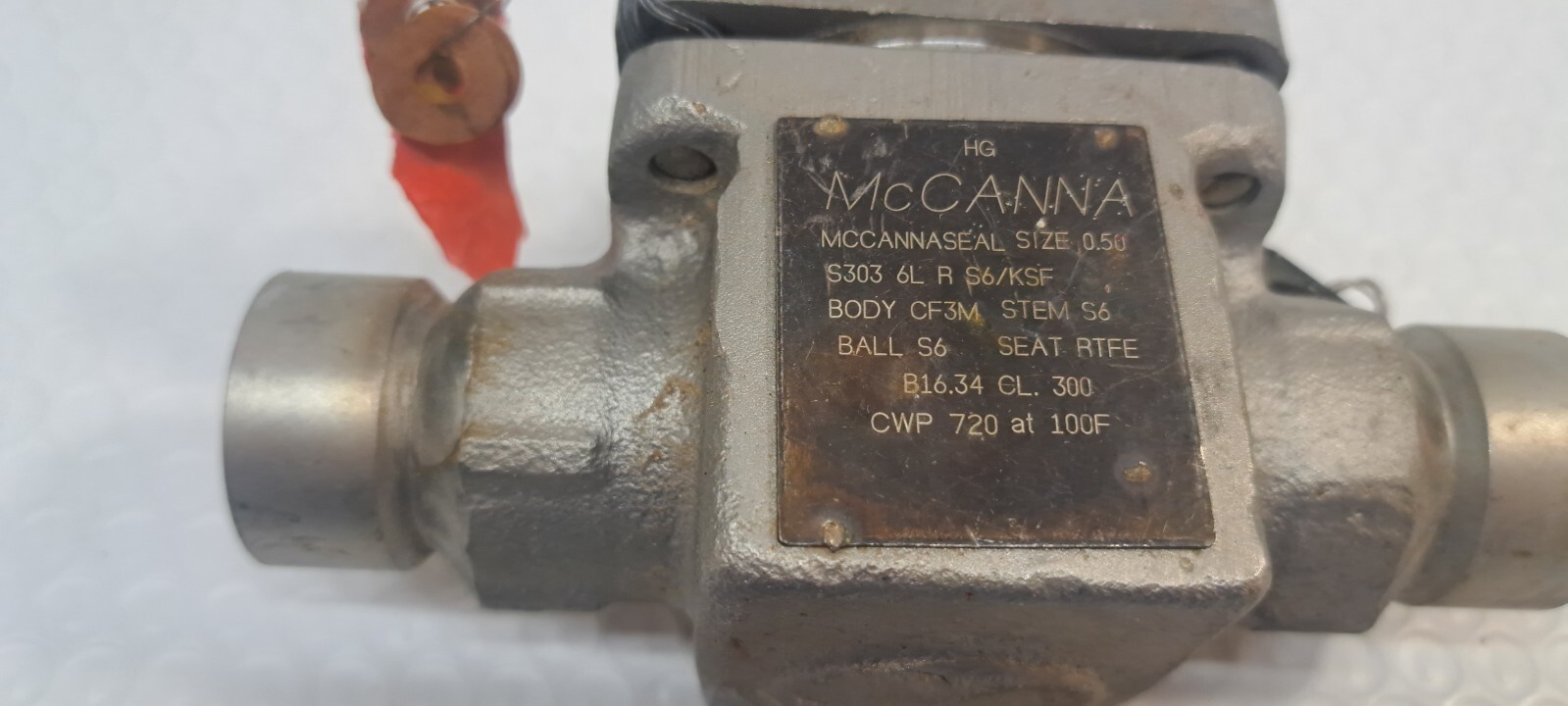 Hills McCanna CF3M DIAPHRAGM VALVE 1/2″ BUTT WELD CAST