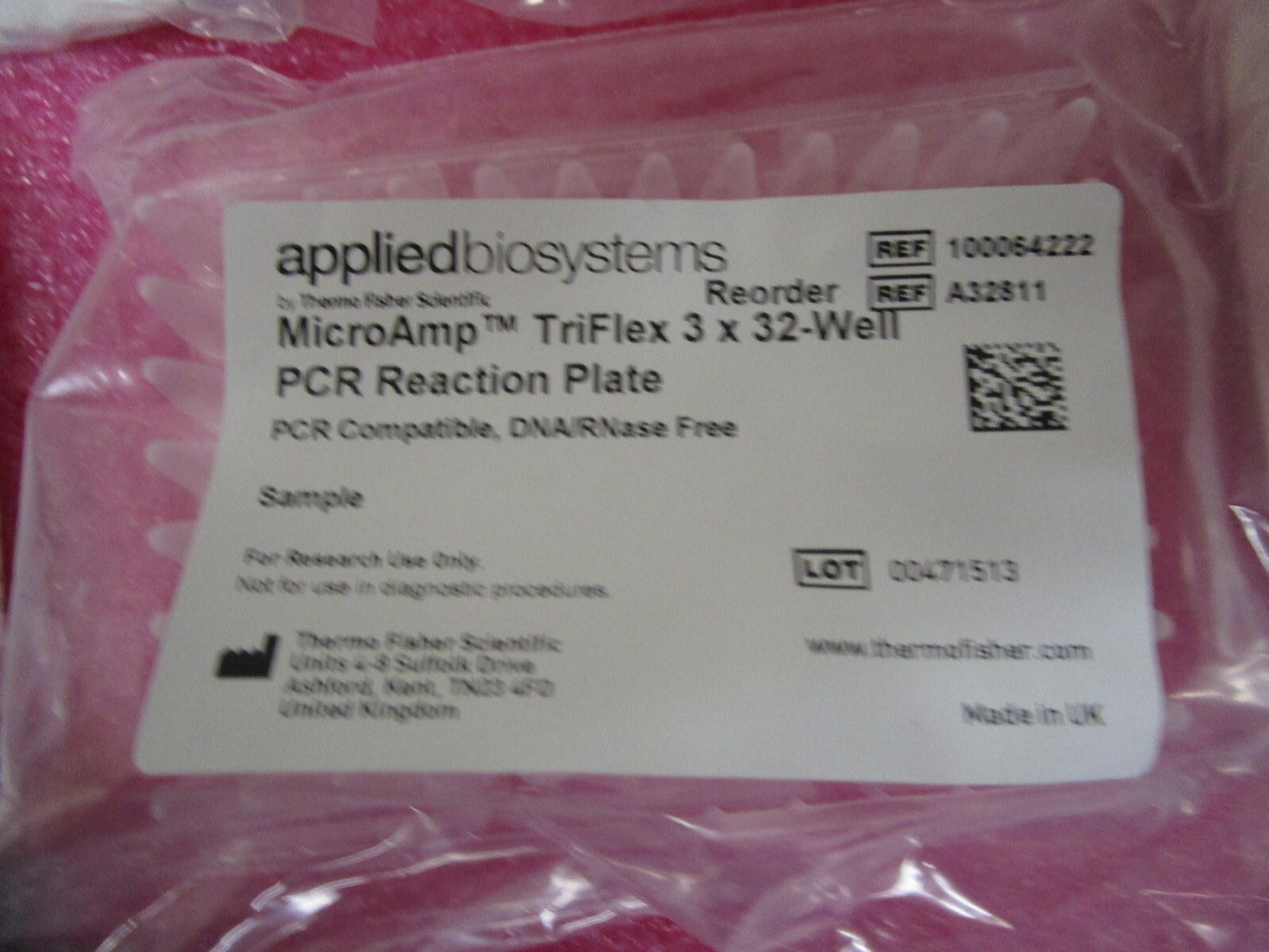 Starter Kit REF 4488161 for Applied Biosystems 96 Well 0.2 mL Veriti System