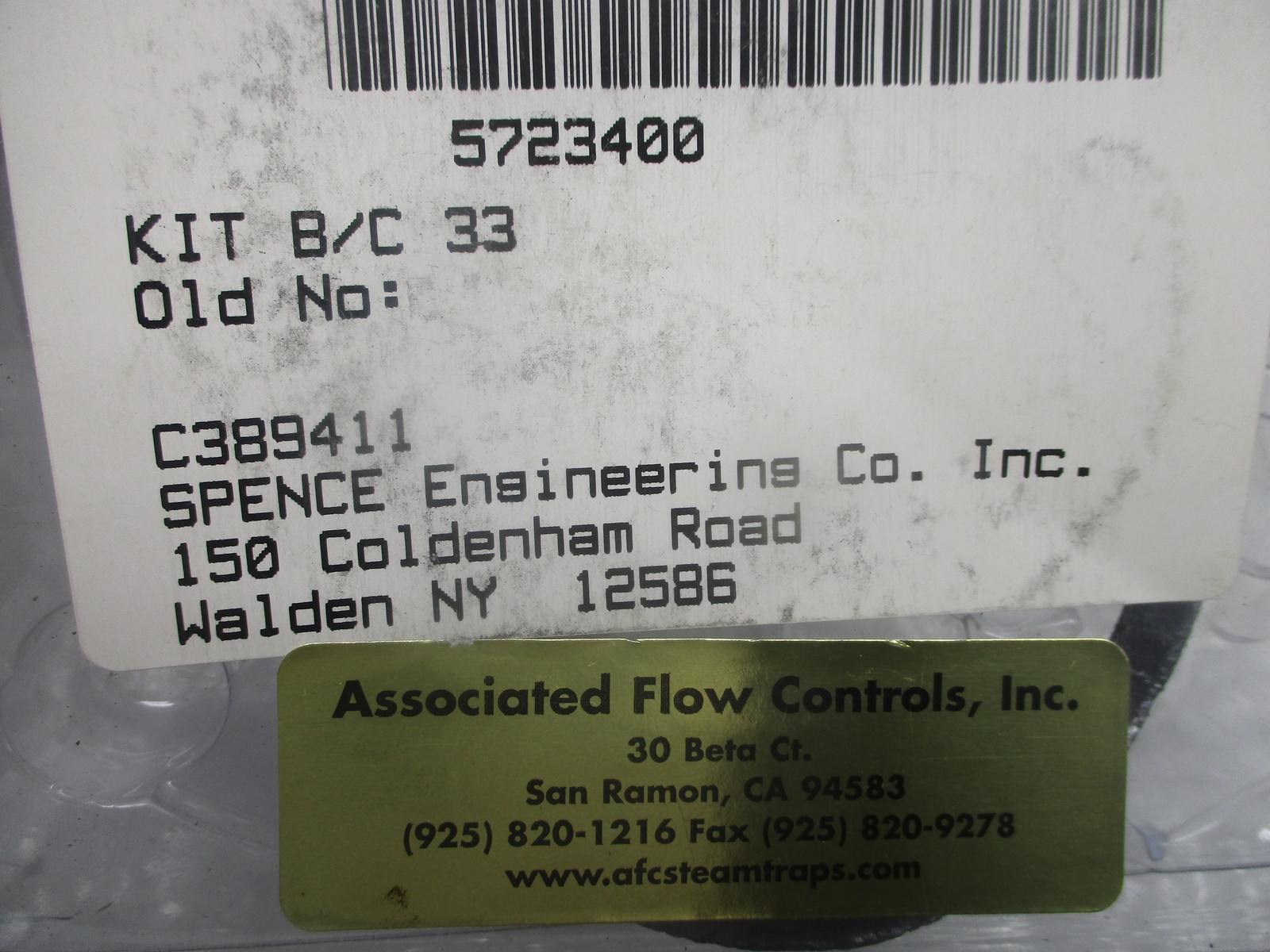 SPENCE ENGINEERING C389411 (AS PICTURED) NSMP
