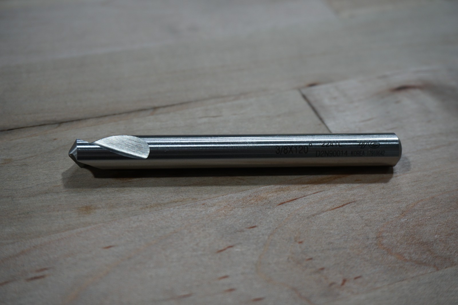 YGTOOLS 3/8″ 120° NC SPOTTING DRLL, Co STEEL 3.50″ OAL, .827″ L, FREE SHIP, 1 PC