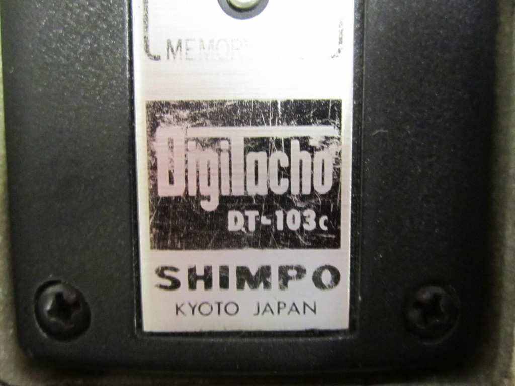 Shimpo DC-103C Tachometer