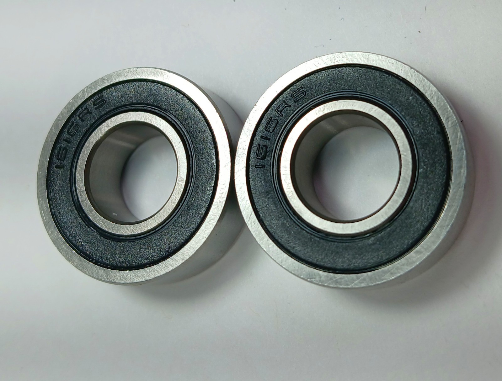 2 NEW UNBRANDED 1616RS 1/2X1 1/8X 3/8 DEEP GROOVE BALL BEARINGS NNB *MAKE OFFER*