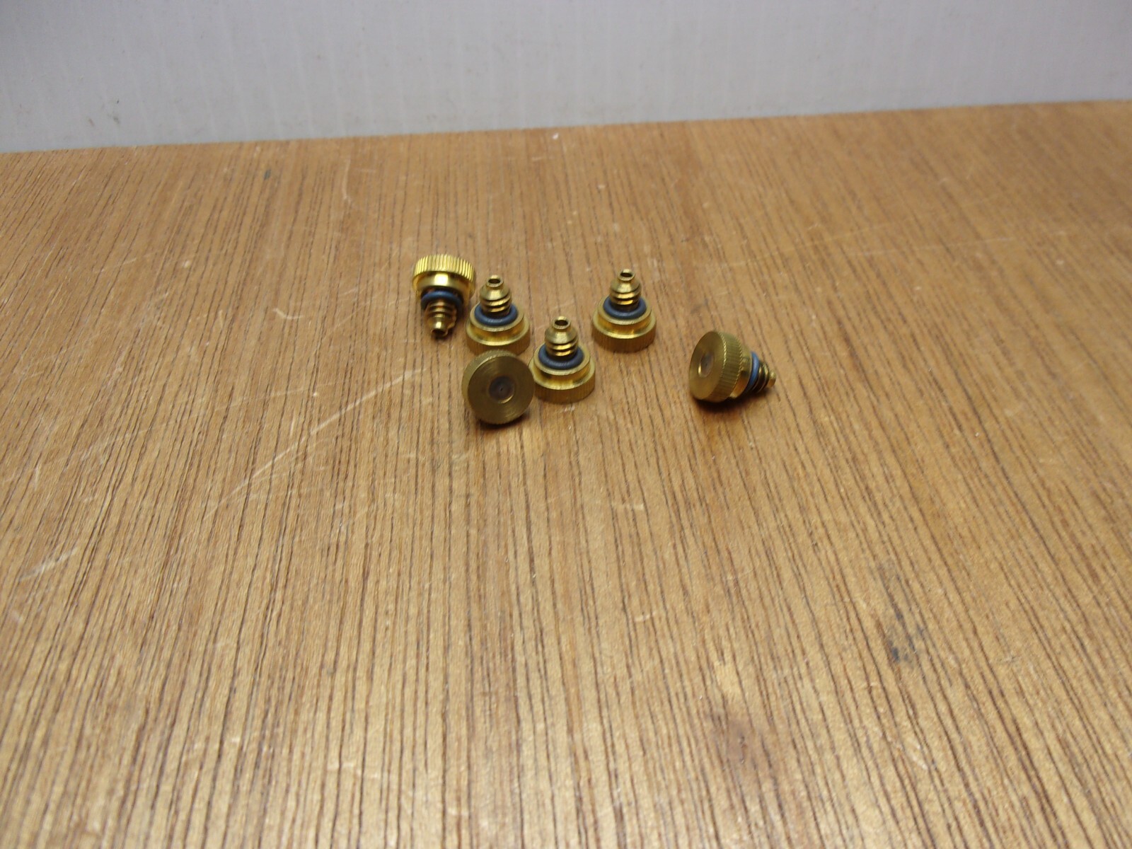 (Qty.6) Dayton 477079 Replacement Air Circultor Misting Nozzles Brass USA