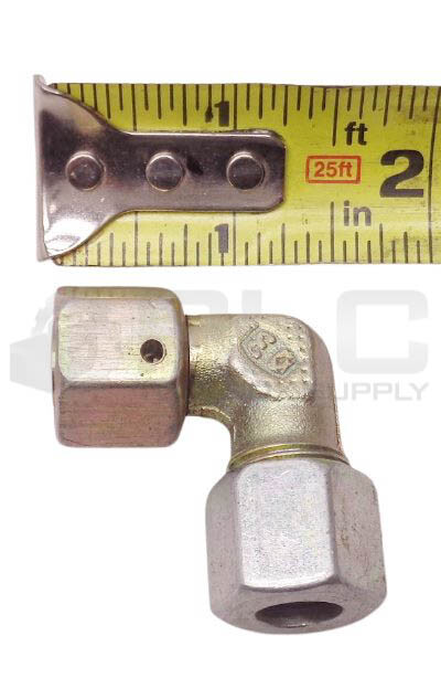 NEW EO/PARKER HYDRAULIC 90° FITTING 3/8″ID, 9/16″ID FM SWIVEL, 10-L NUT