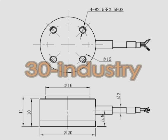 1Pcs New For pressure sensor SBT6743-2kg