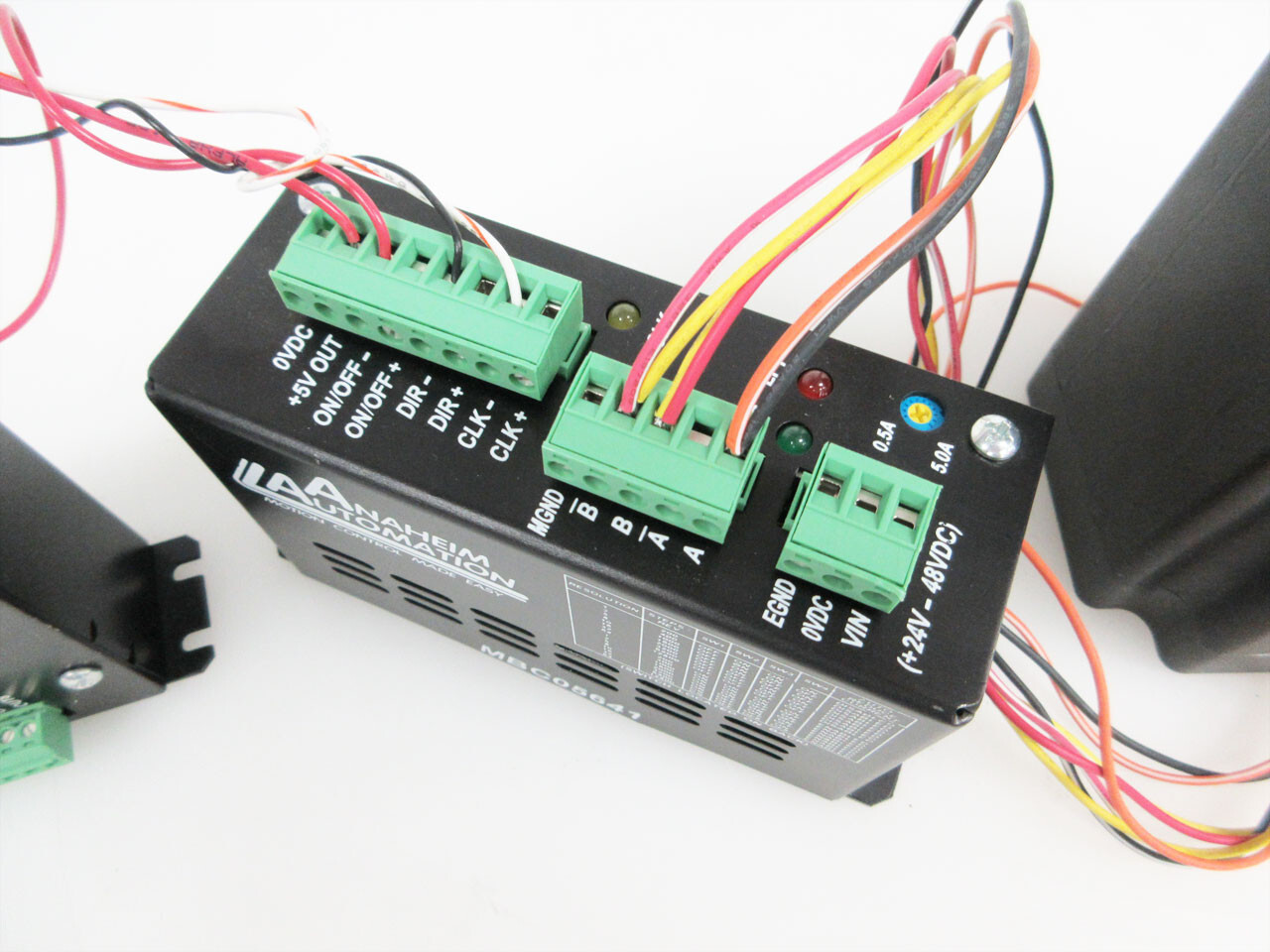 ANAHEIM AUTOMATION MOTION PCL601XCE CONTROLLER DRIVER MBC05641 34Y307S-LW8 MOTOR