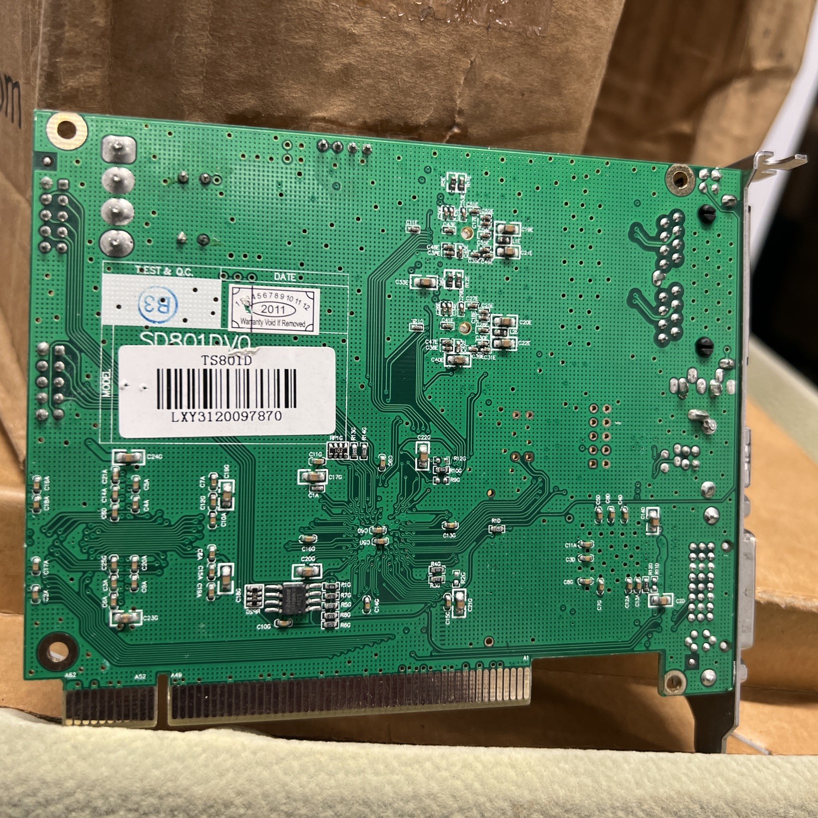 1pc Used SD801D LED Full Color Screen Sending Card Control Card