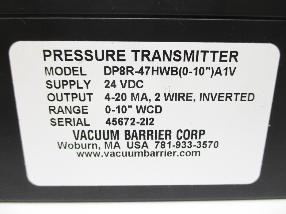 VBC DP8R-47HWB(0-10″)A1V NSNP