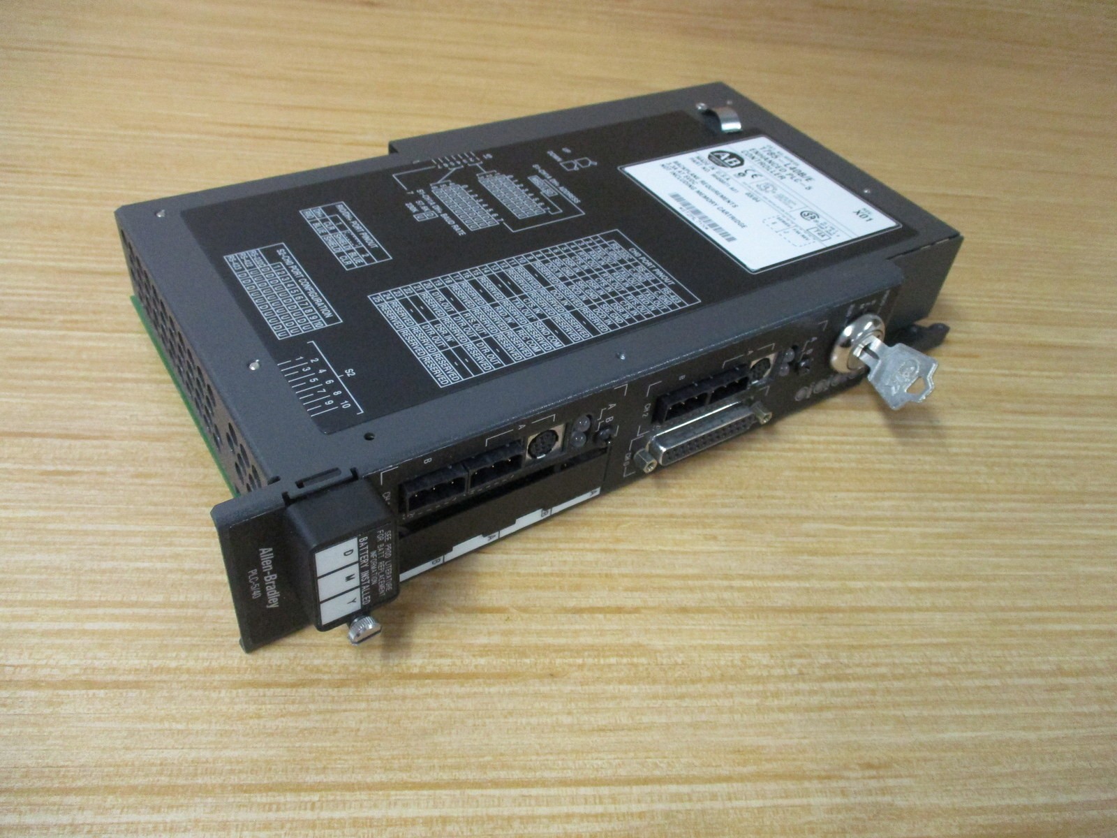 Allen Bradley 1785-L40B CPU Module 1785L40B Ser.E, Rev.X01, W/ Key