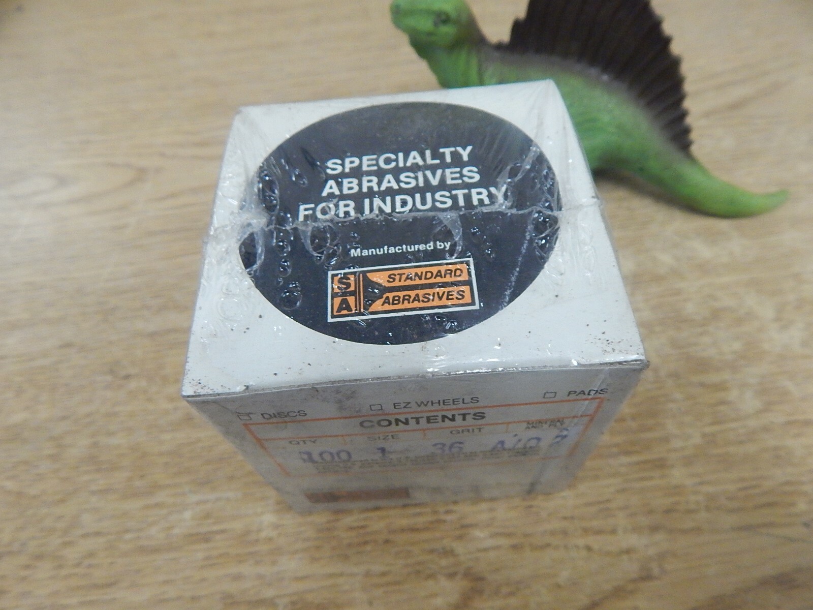 NEW Standard Abrasives EZ Wheel Size 1 Grit 36 Holder Pads Lot/100