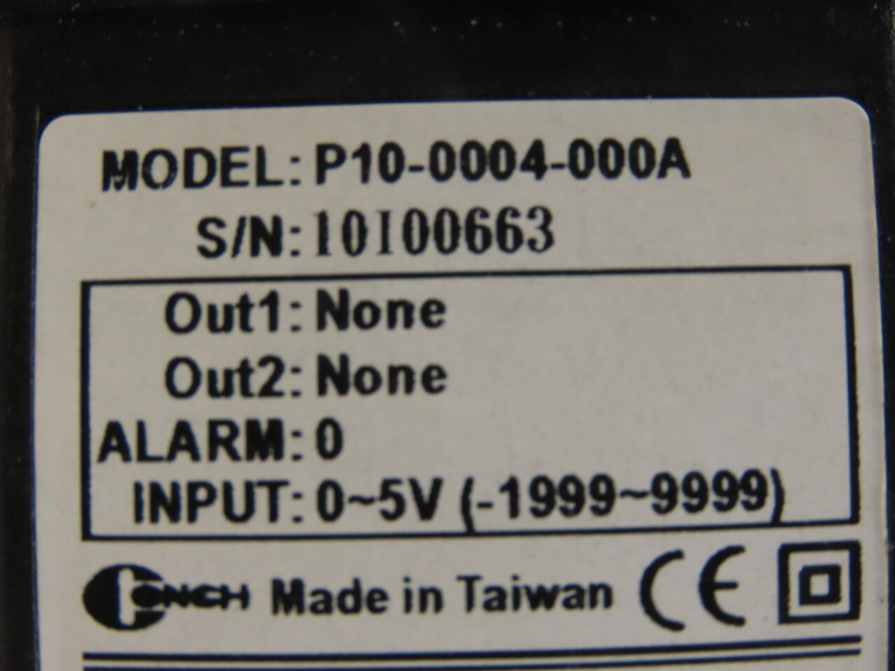 Conch P10-0004-000A Temperature Controller 0-5V
