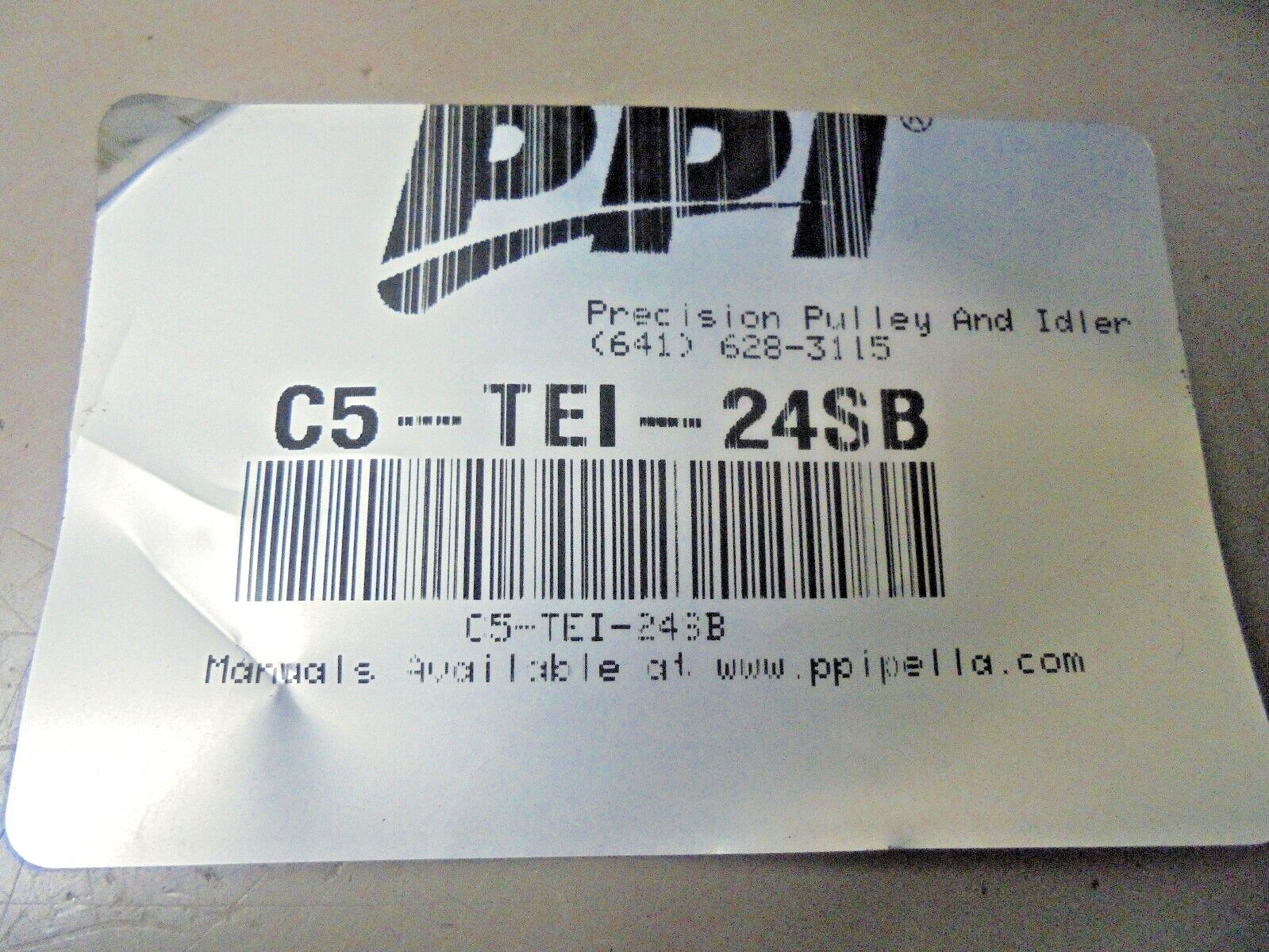 PPI Rubber Disc Idler Roll C5-TEI-24SB Equal Impact CEMA C Replacment Roll