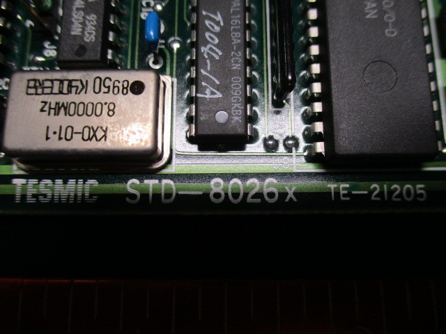 NEC ELECTRONICS AMERICA INC STD-8026 PCB, CPU BOARD STD-8026