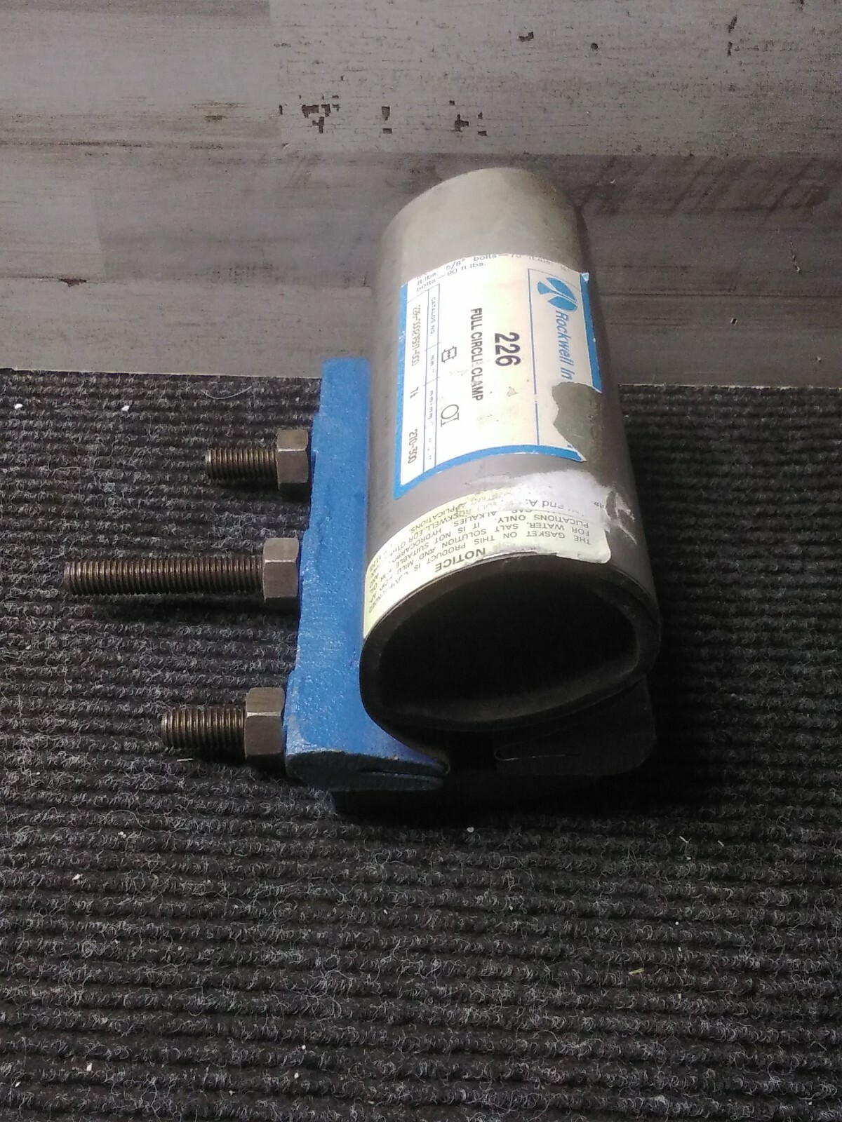 NOS 226 ROCKWELL 226-00027507-000 FULL CIRCLE CLAMP 7-1/2″ 270-300