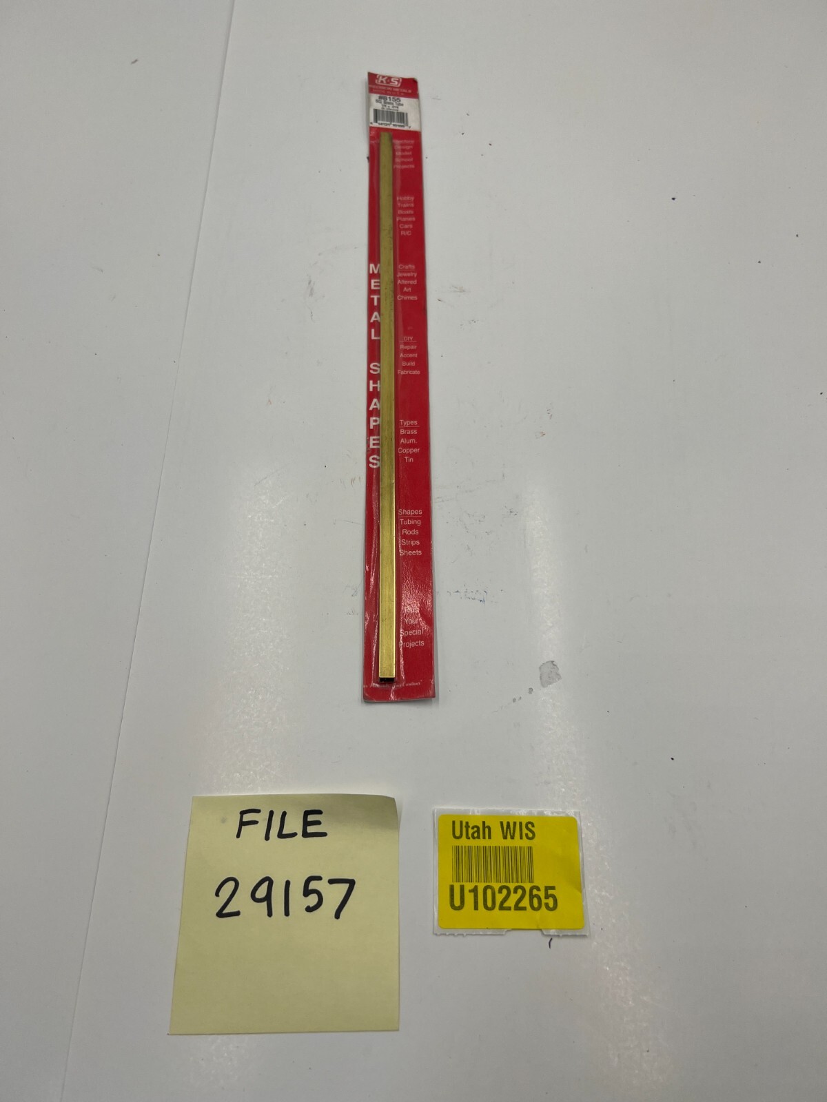 K&S Genuine OEM Square Brass Tube 1/4″ OD x 12″ Length 8155 Metal Durable