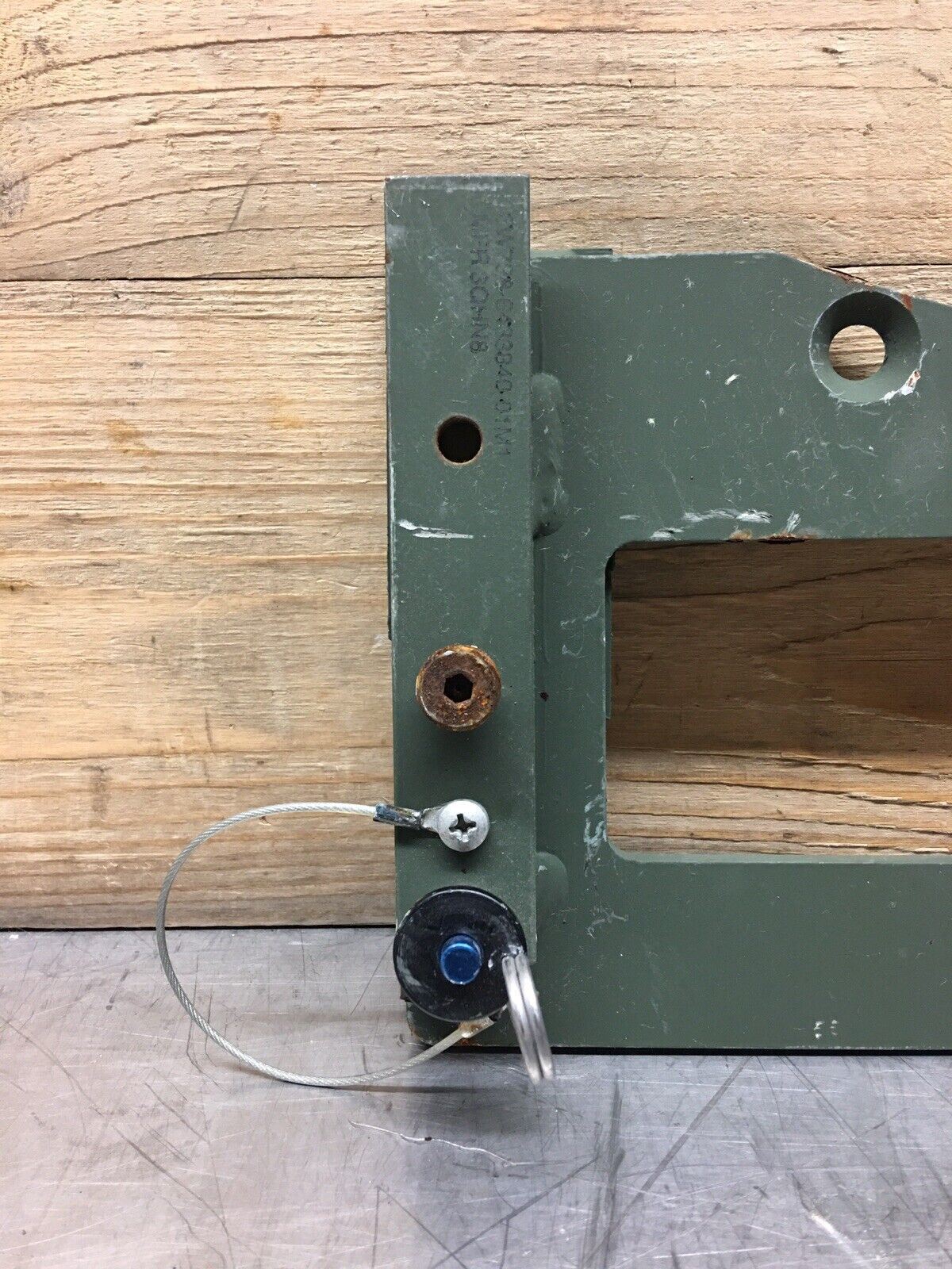 Winch Guide Stop Braket Bracket 6433826-01M1 BAE Systems US Military Vehicle
