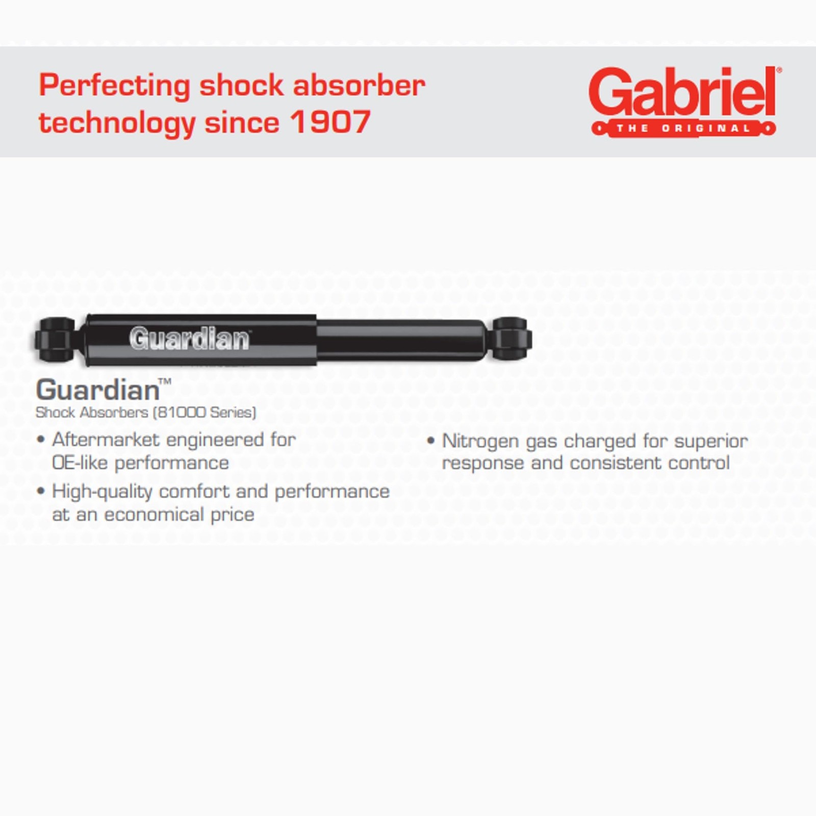 Rear Shock Absorbers for 0011 Ford Focus Hatchback & Sedan 1 Pack