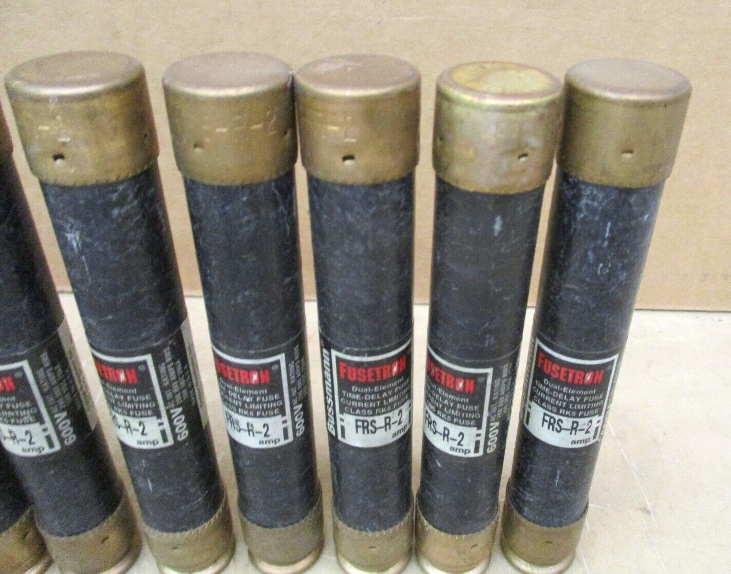 Cooper Bussmann Fusetron FRS-R-2 Fuse Lot of 12 Pieces 48223ISU