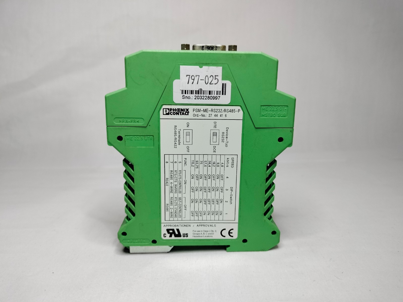 Phoenix Contact PSM-ME-RS232/RS485-P 2744416 Relay Made in Germany