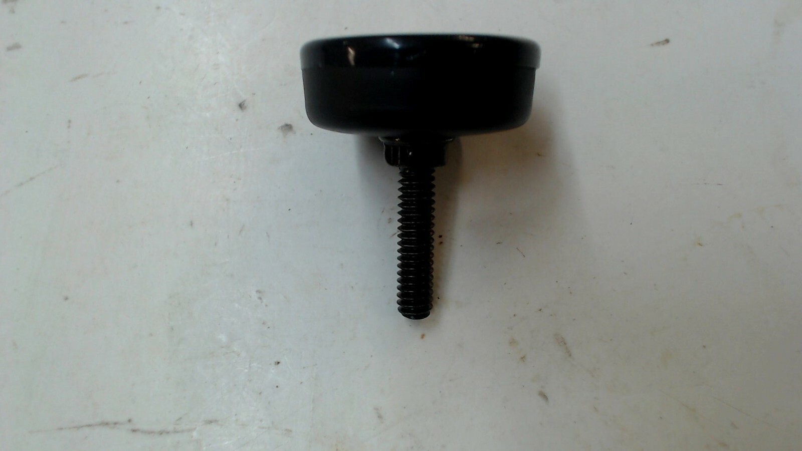 1 3/8″ X 1/4″ X 1″ Black Threaded Leveling Foot,1/4′ coarse thread, lot of 4