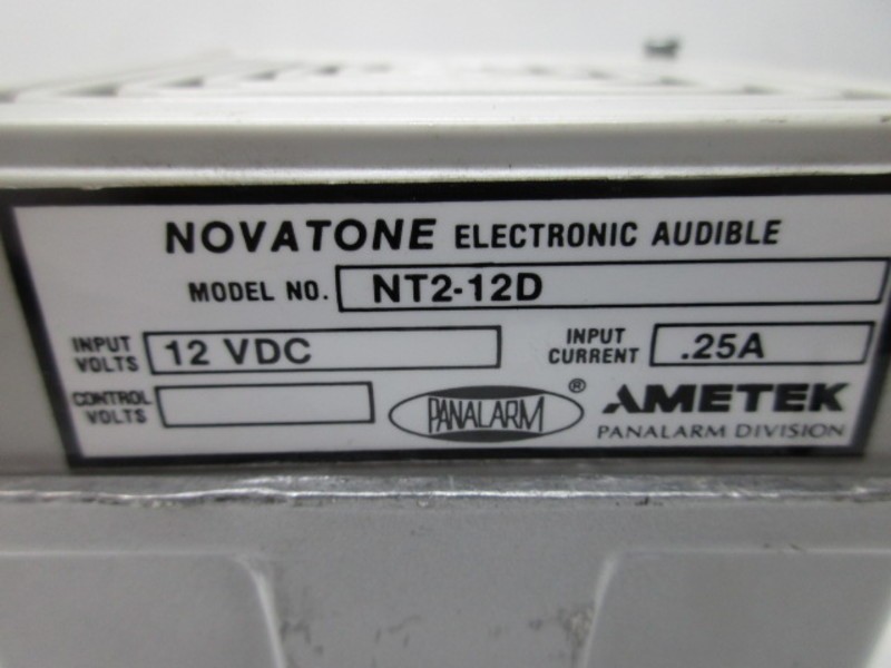 AMETEK NT2-12D ELECTRIC HORN 12VDC NSNP