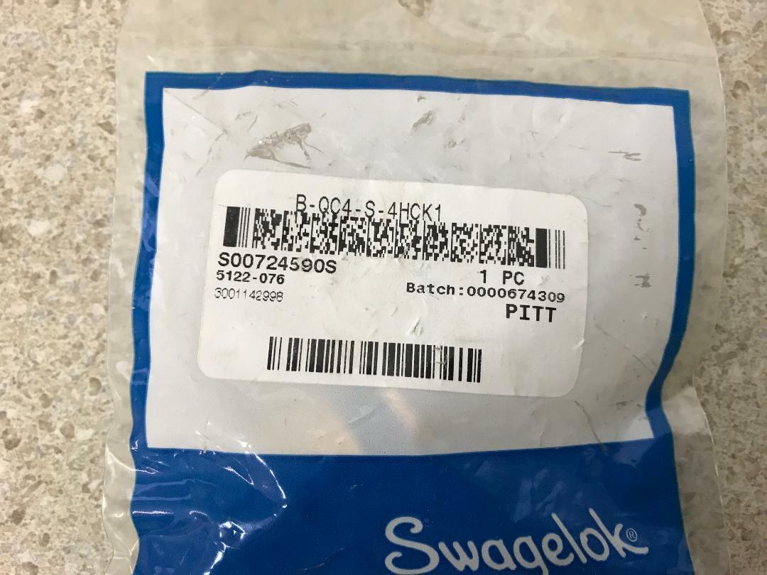 Swagelock B-QC4-S-4HCK1 NEW