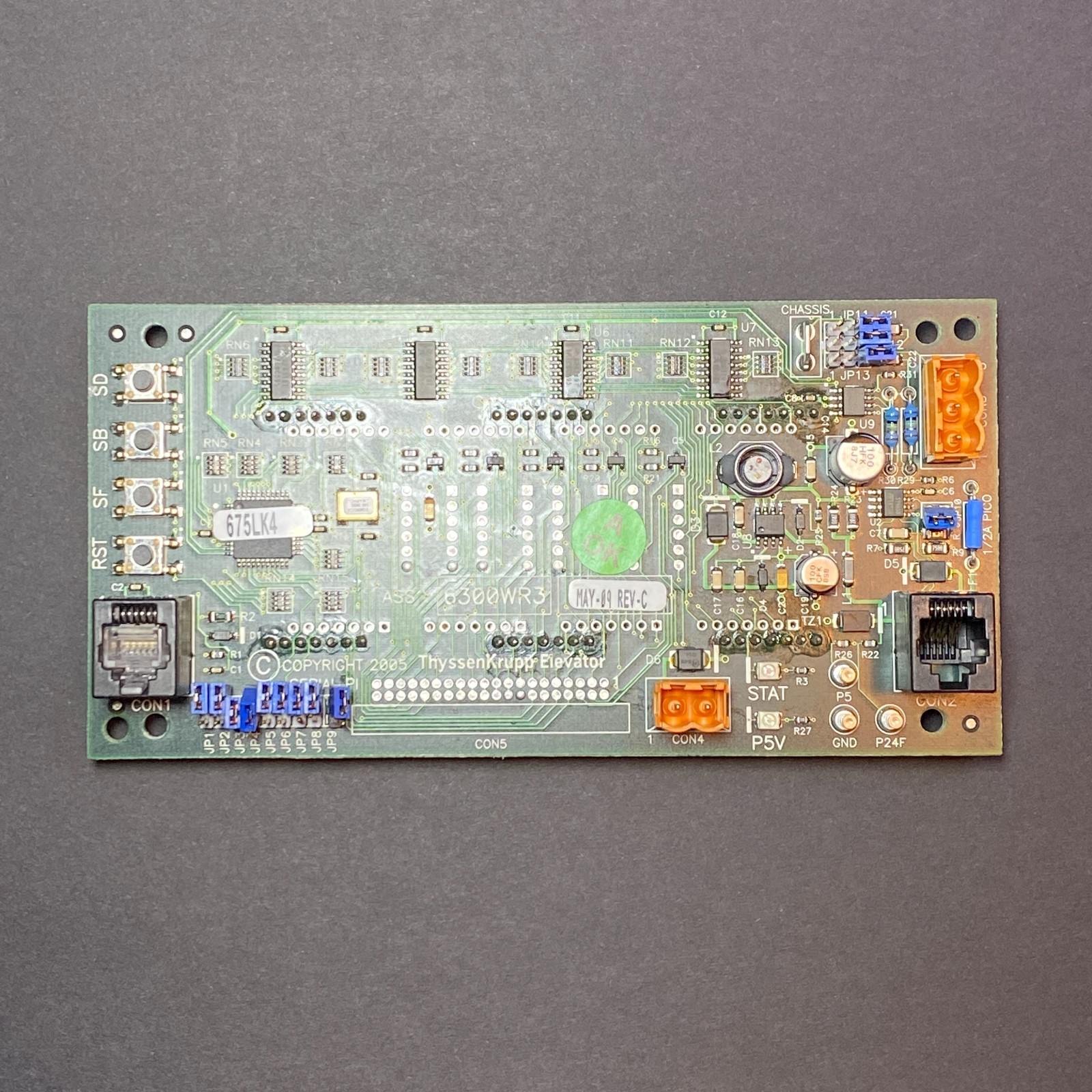 ThyssenKrupp Elevator Board 6300WR3 Display
