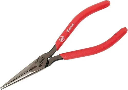 Wiha 32617 Classic Grip Long Nose Pliers With Spring 6.3″