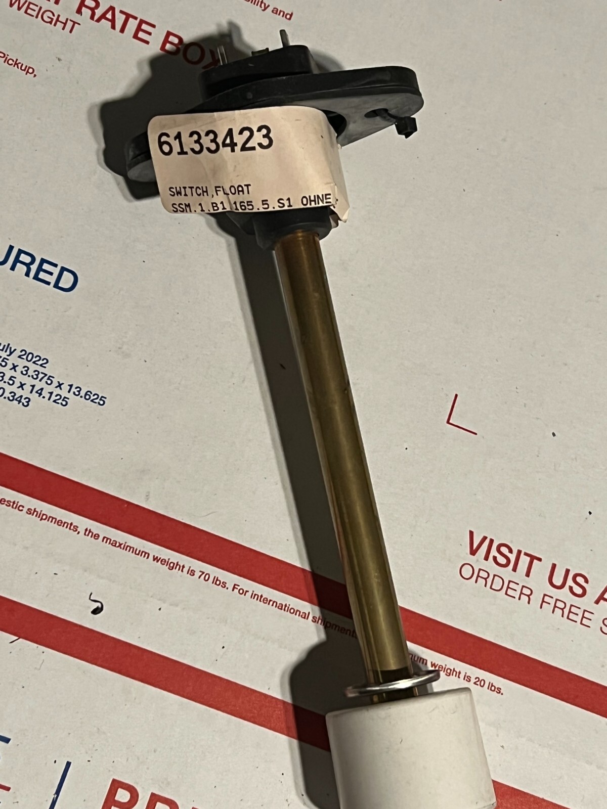 float switch 6133423 nos surplus no packaging