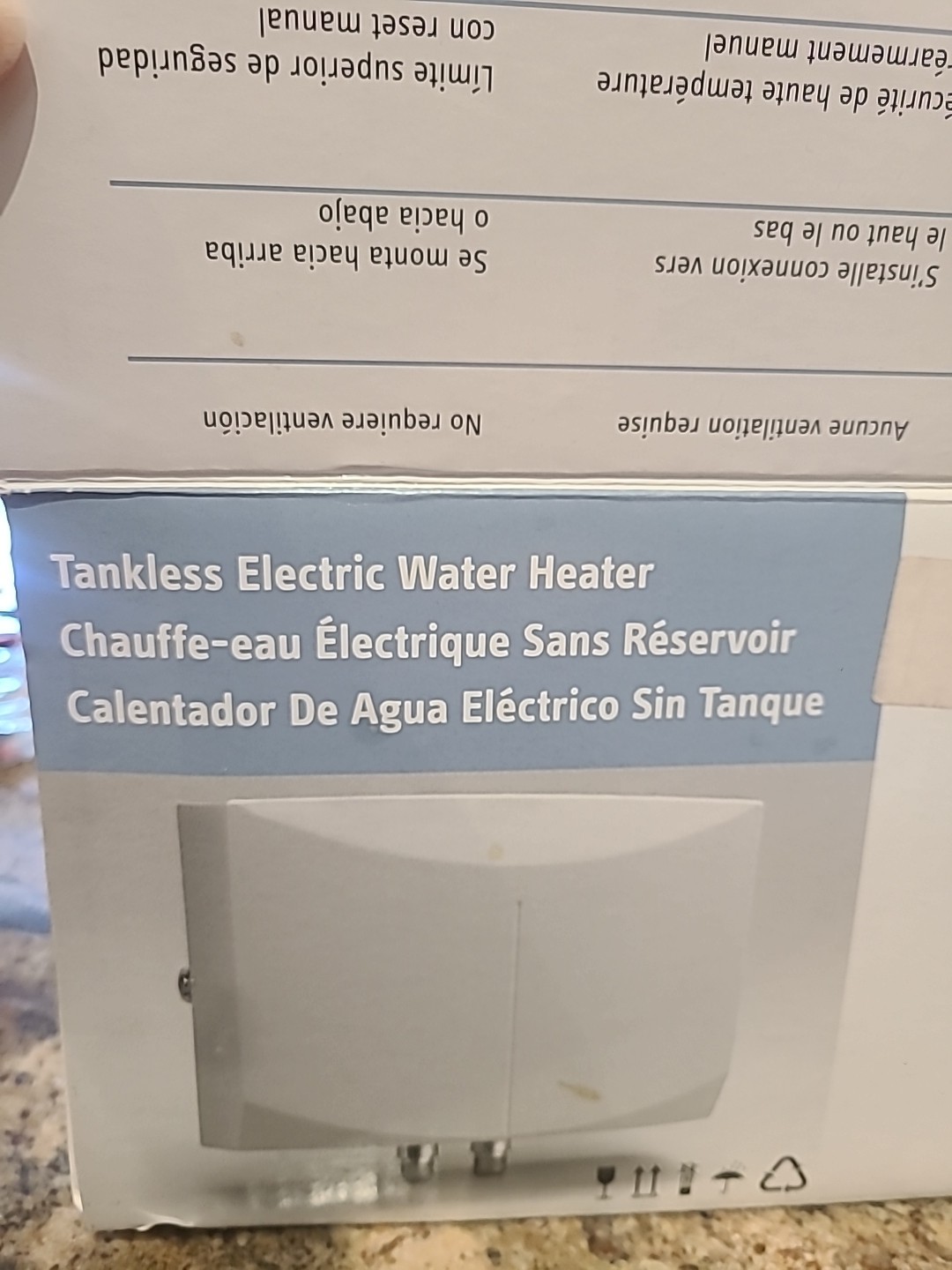Stiebel Eltron 232099 Mini 3.5-1 Tankless Elec. Water Heater 120V 29A Open Box