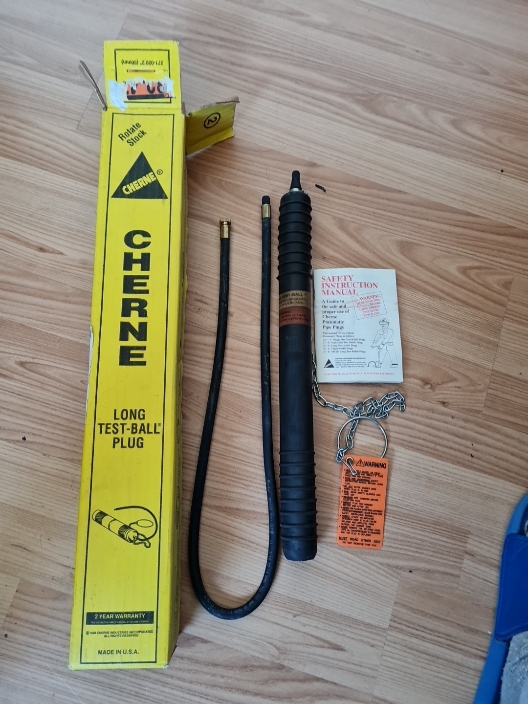 NIB CHERNE 271-020 2” LONG TEST-BALL PLUG 271020
