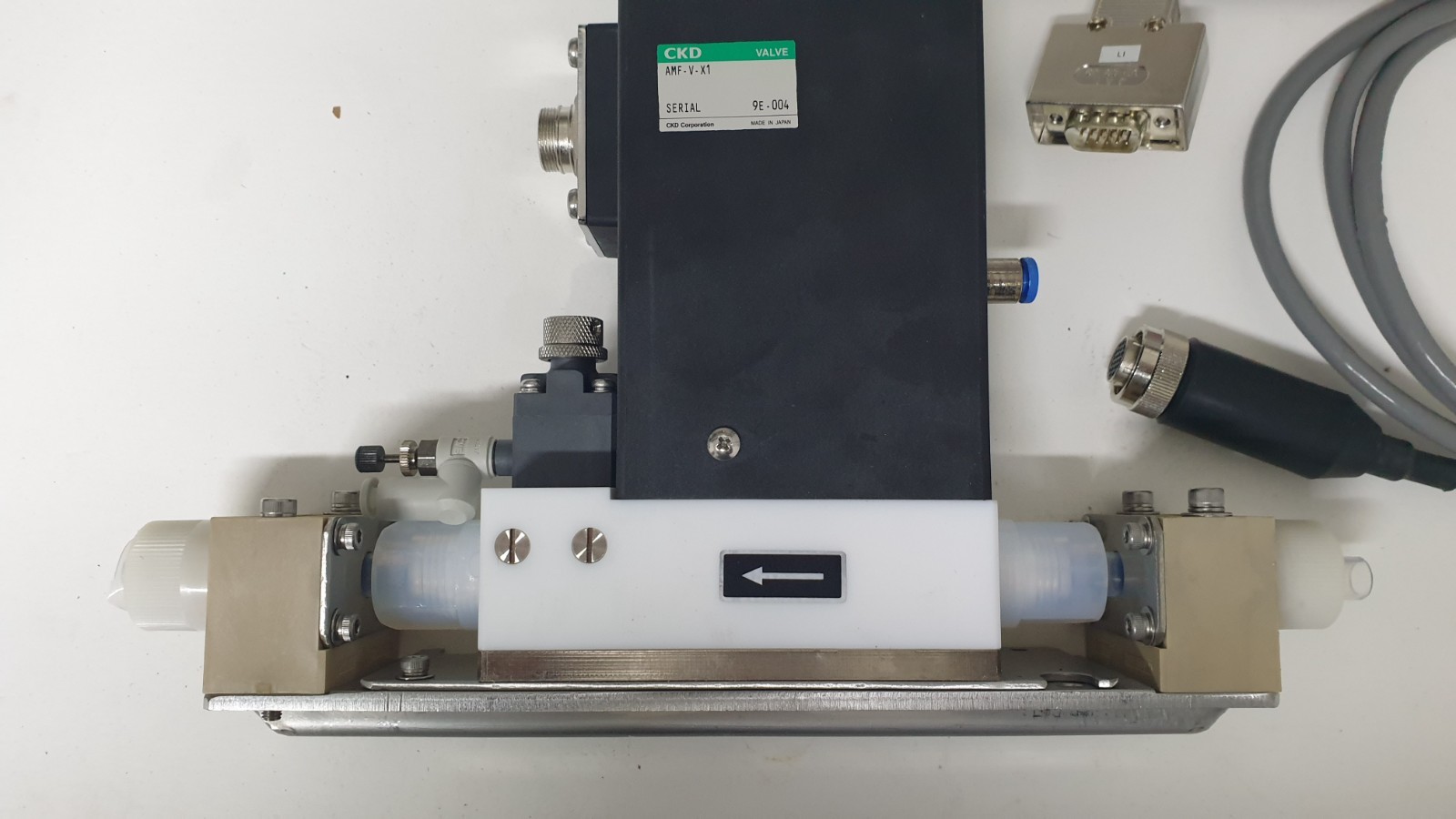 CKD AMF-V-X1 Flow Valve Assembly with Cable, From TEL Tokyo Electron Lit