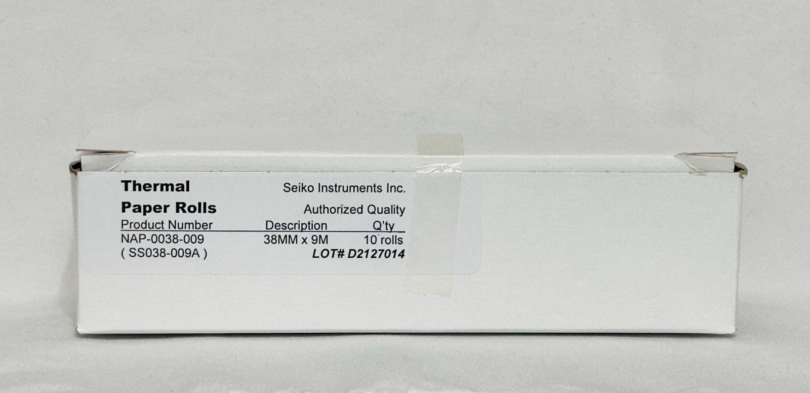 SAGE EAS ENDEC Thermal Printer Paper – 9 Meters x 38 Millimeters – 10ct XL Rolls