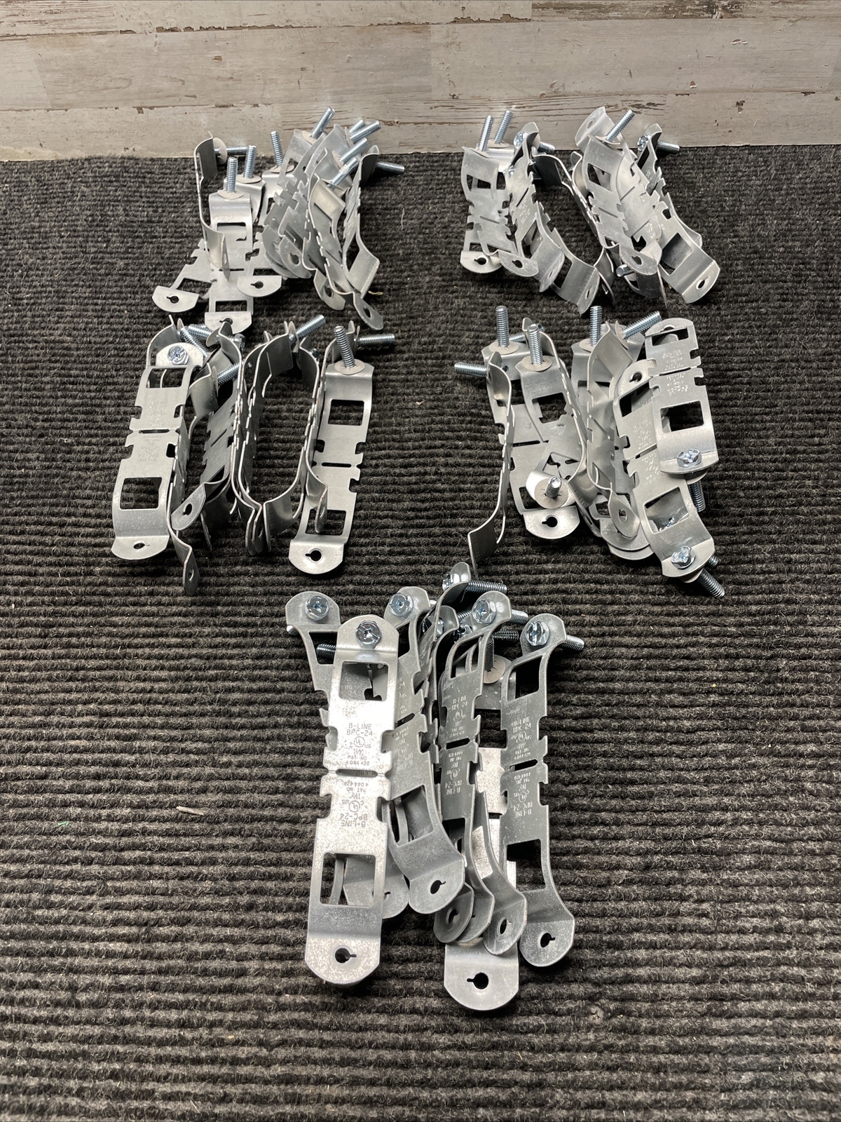 NOS Lot of 50 Eaton/B-Line BPC-24 Break-Apart Clamp 1-1/2″ BPC24