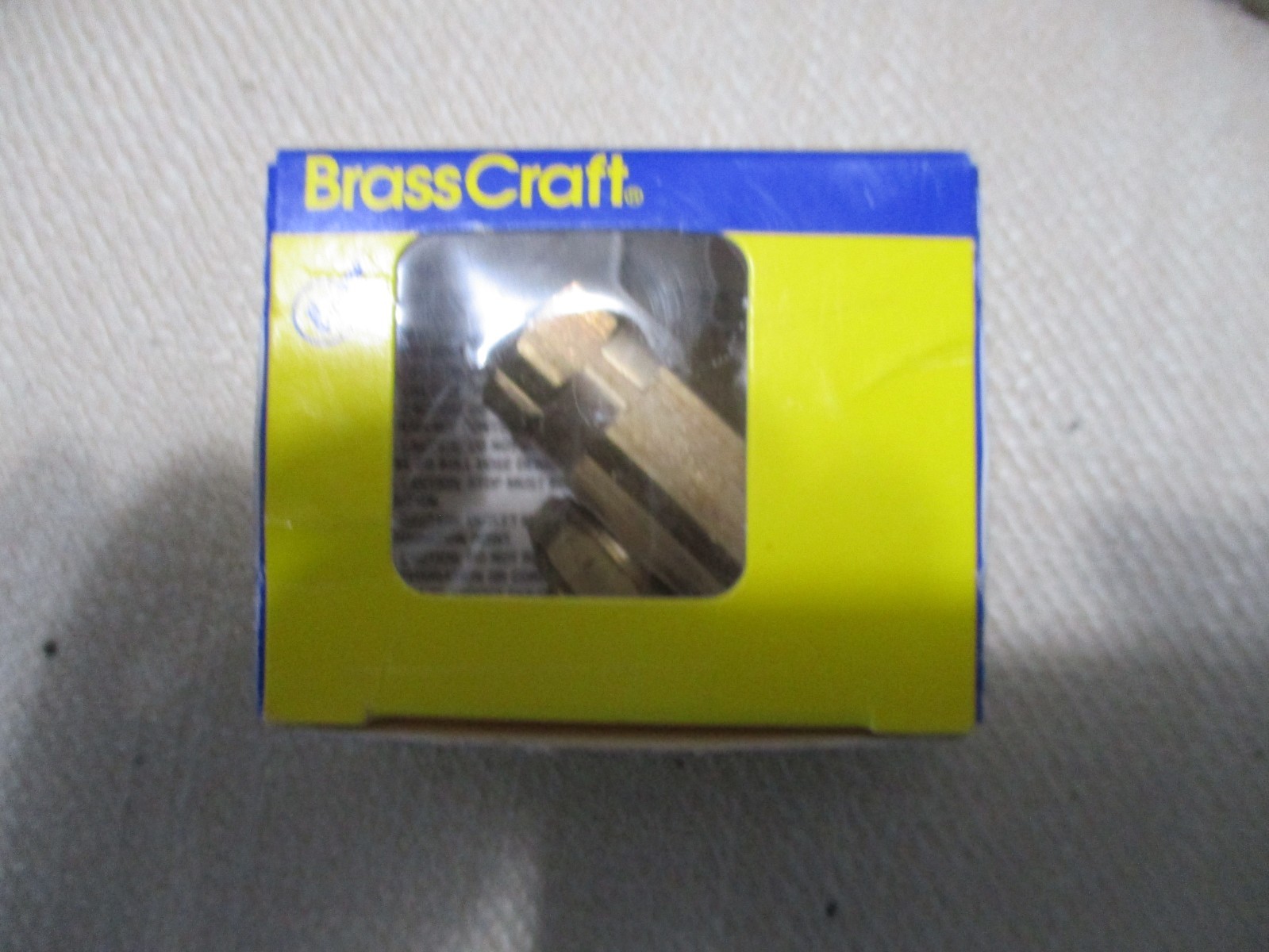 BrassCraft DRS83X R: 1/2 in. FIP x 1/2 in. MIP Integral Shut-Off Valve
