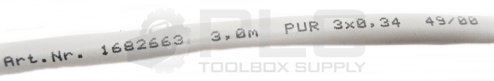 NEW PHOENIX CONTACT 1682663 SENSOR/ACTUATOR CABLE 3.0M PUR 3X0,34