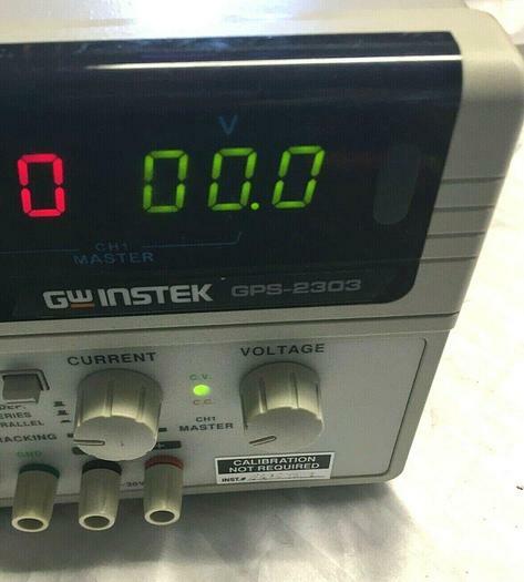 GW Instek 2-Channel Laboratory DC Power Supply 30V 3A GPS-2303 Working Free Ship