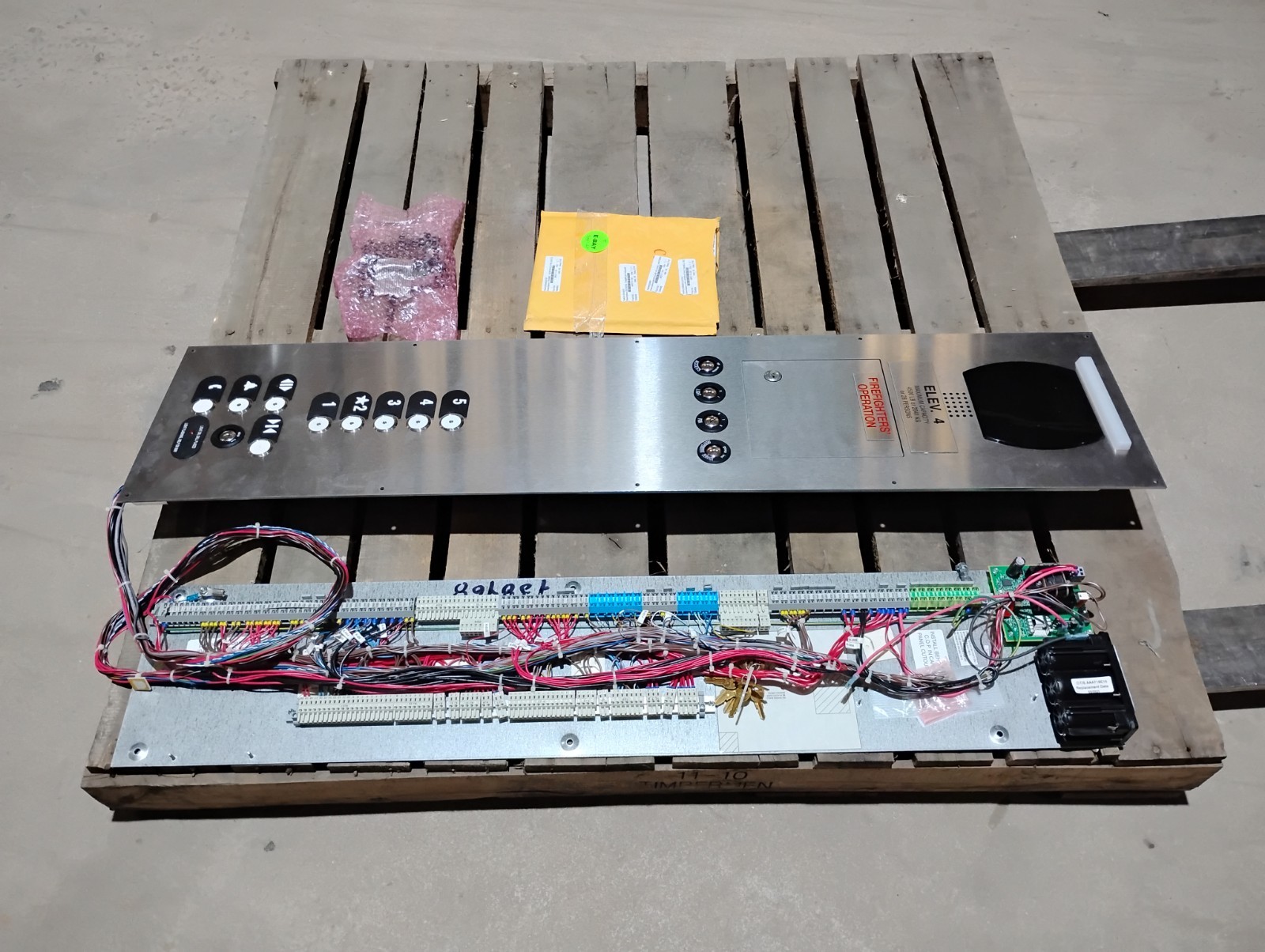 Otis 2500DX Stainless Elevator Car Operating Panel Kit