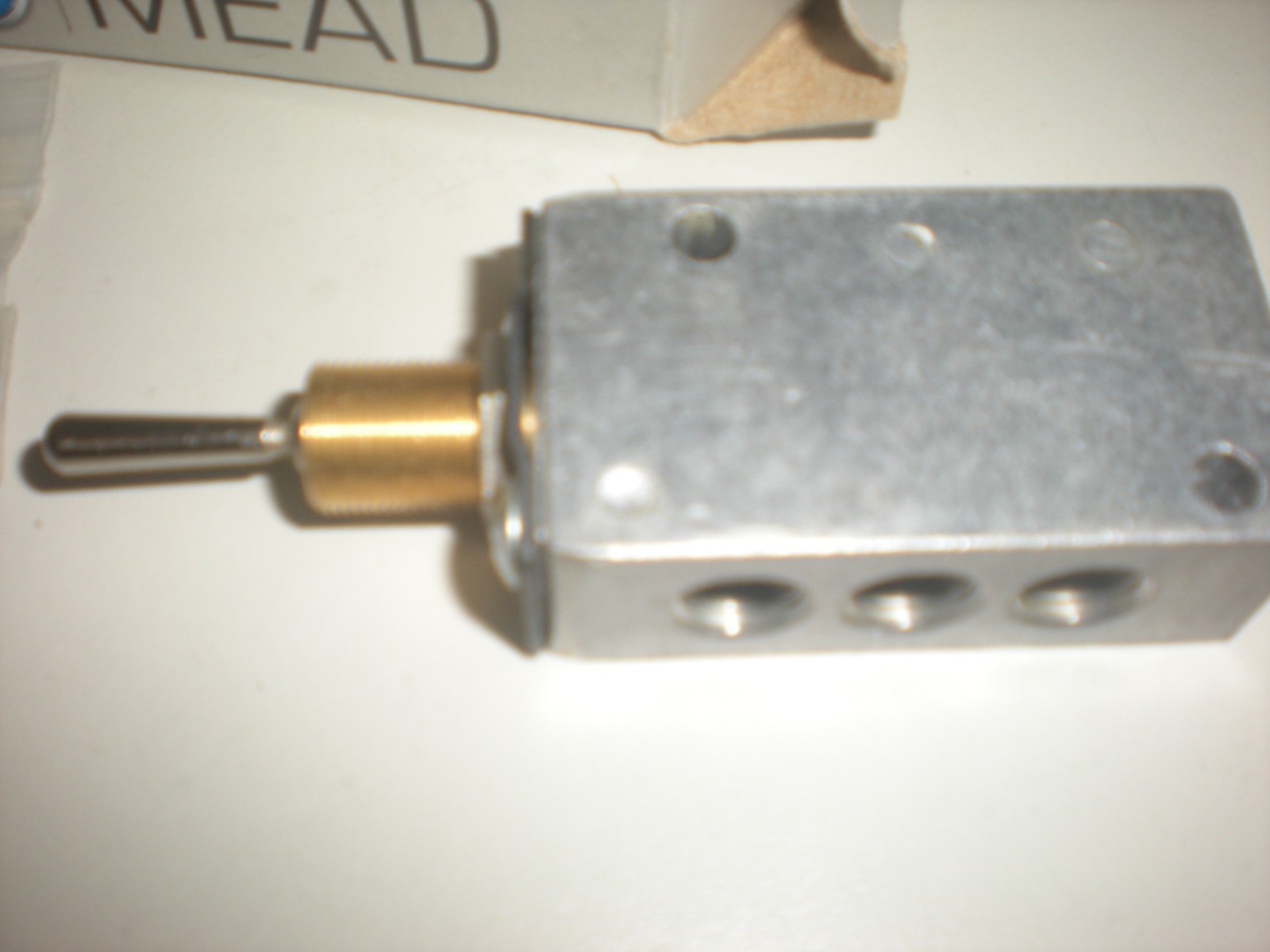 Mead LTV-35 Toggle Switch Activated Pneumatic Valve – NOS – NIB