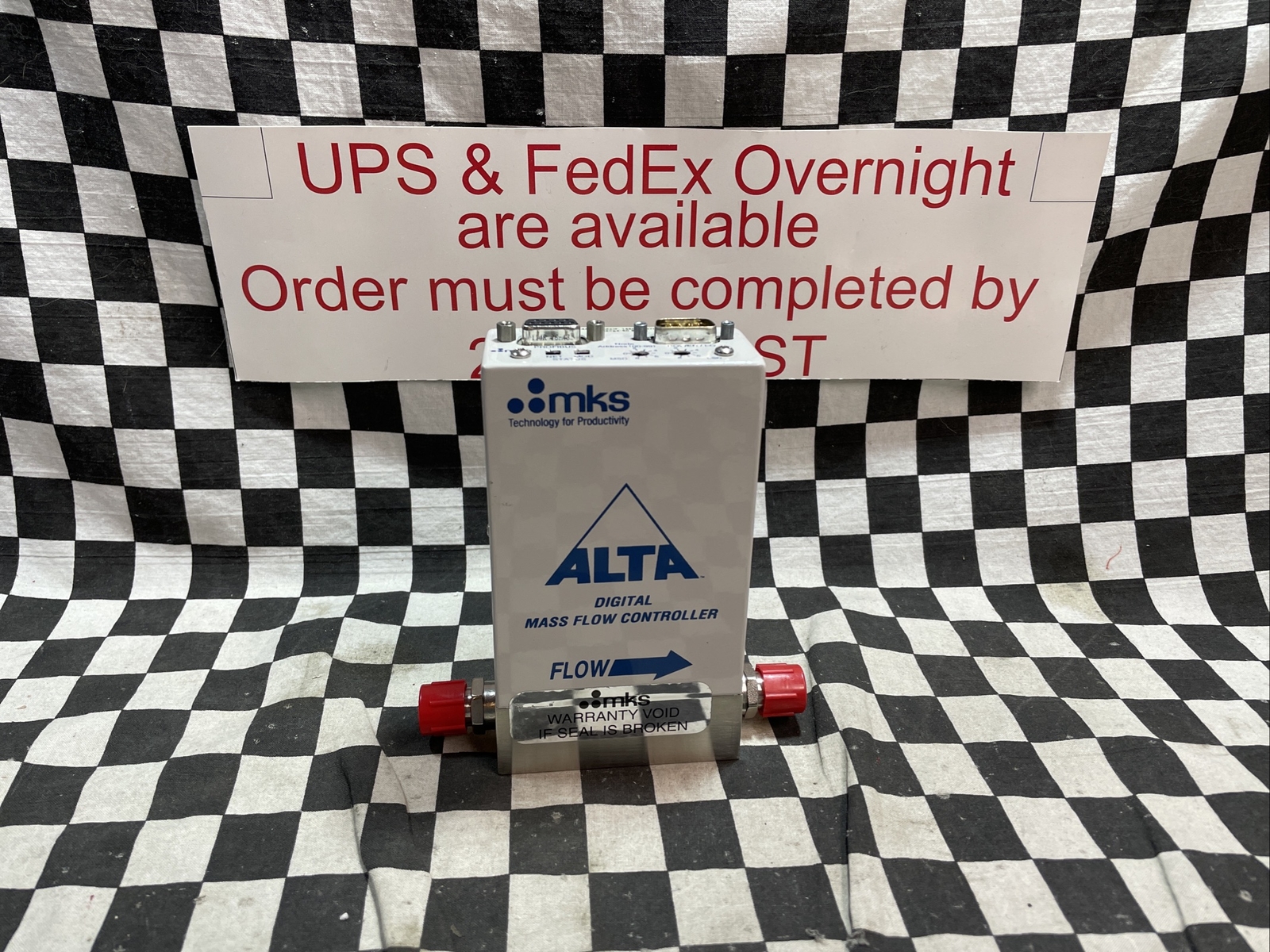 MKS Mass Flow Controller 50 SCCM, 1/4” VCR, 50 SCCM AR, 1480A-27043, 1480A27043