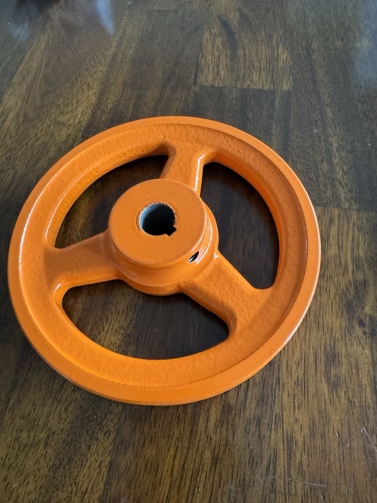 Cast Iron PULLEY 6” Dia x 5/8″ Bore For 1/2” V-belt 3/16 Keyway NEW