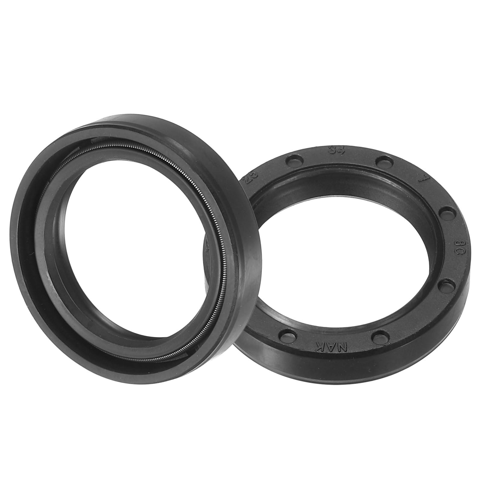 uxcell Oil Seal, TC 25mm x 34mm x 7mm Nitrile Rubber x x 7mm, Black