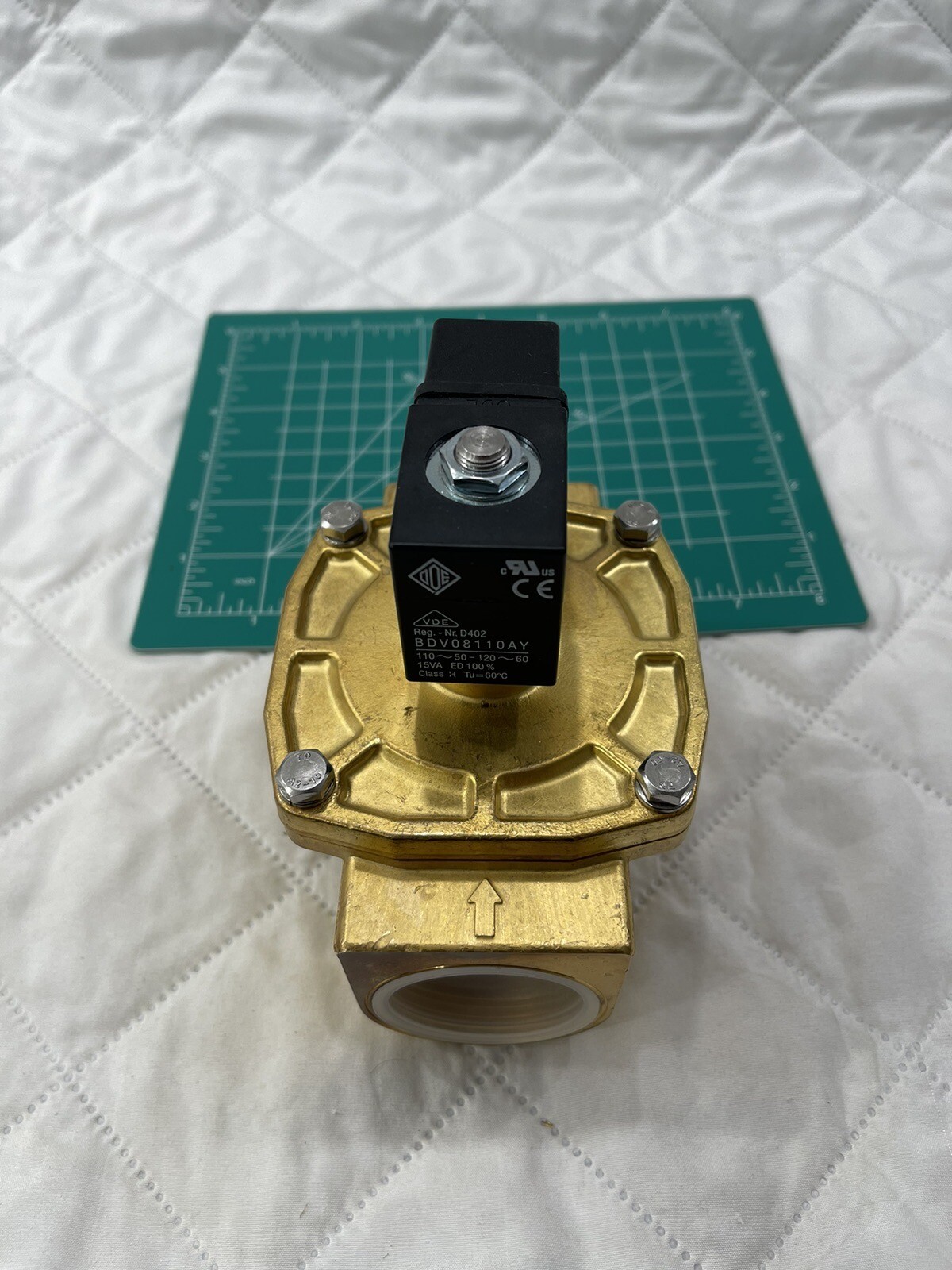 NEW GRANZOW VALVE H8B19-00V SOLENOID VALVE 1 1/2″ H8B1900Y M31HN8V-HF H8B19-00V