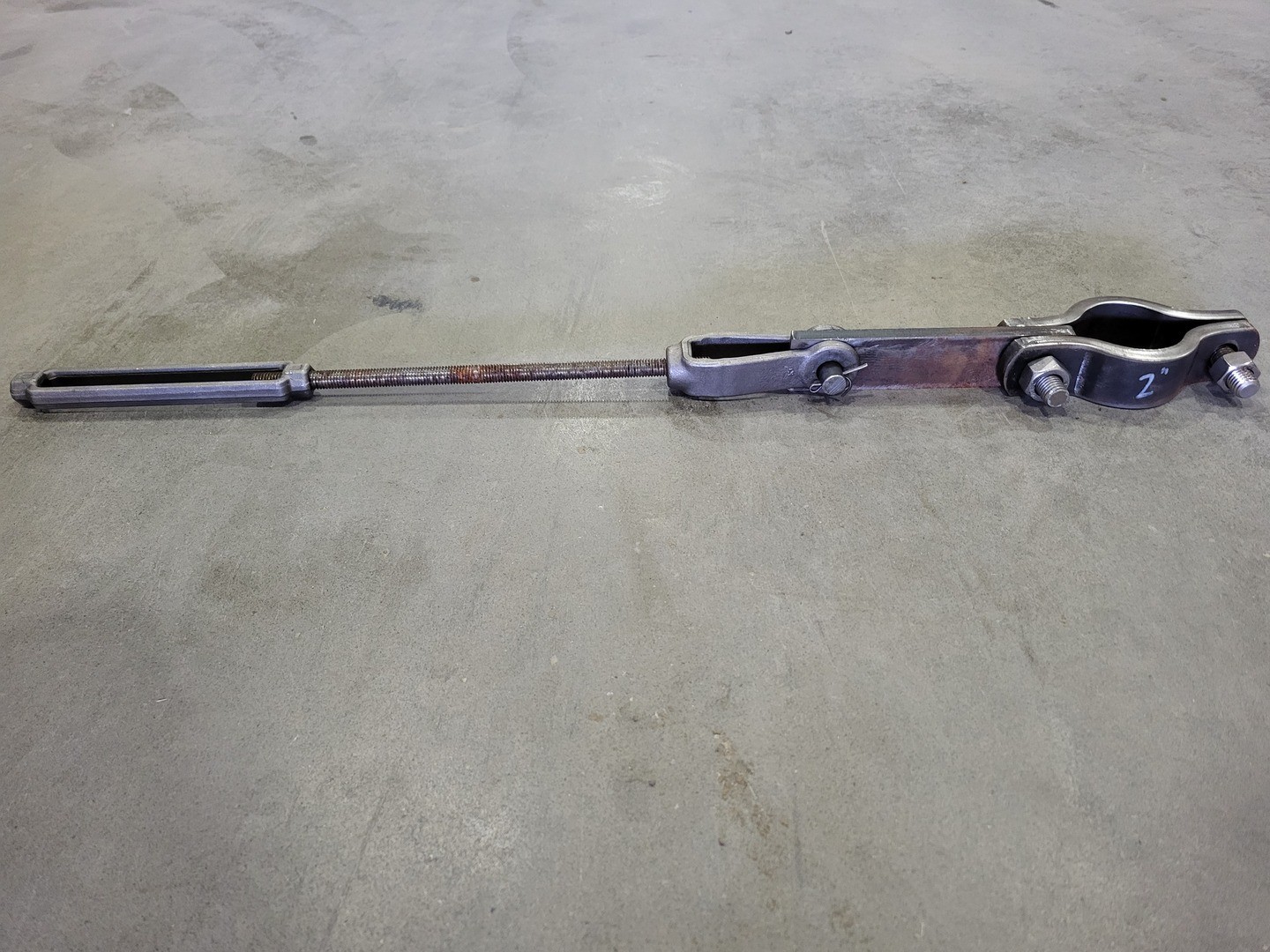 2″ Pipe Clamp Turnbuckle & Threaded Rod 52″ Long – Pipefittings