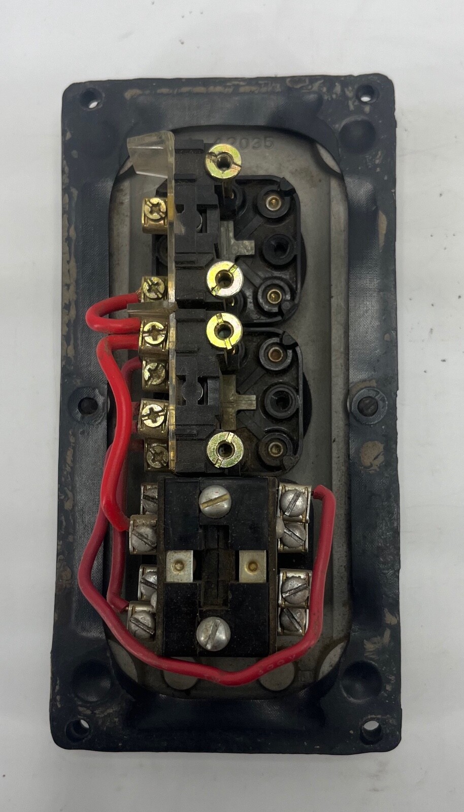 Allen Bradley Pushbutton Station w/Stop, Auto, & Manual NO BOX (5845)