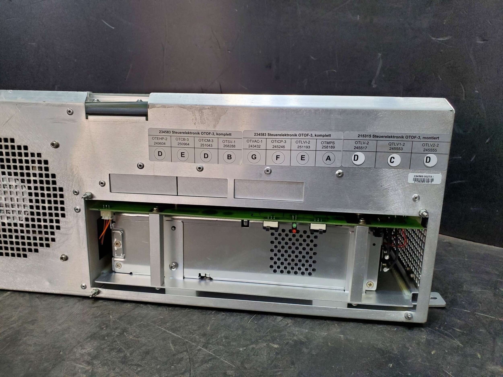 Pfeiffer Vacuum Control Board Unit